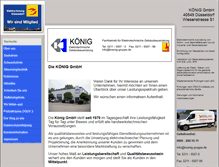 Tablet Screenshot of koenig-gruppe.de